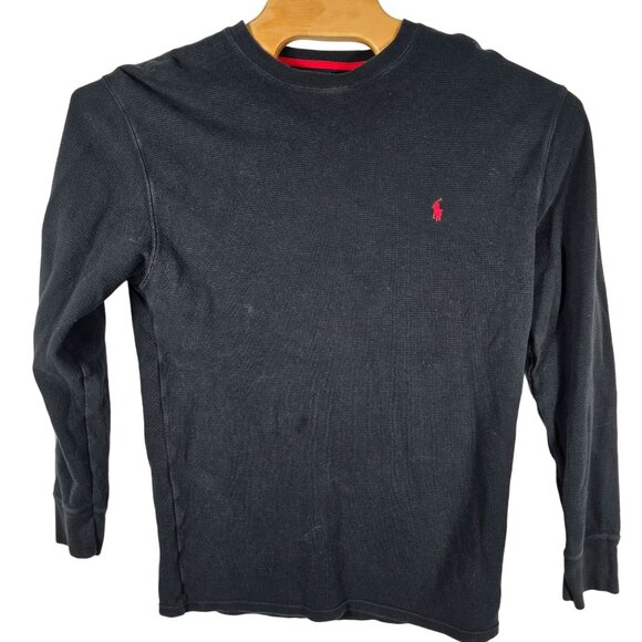 Polo Ralph Lauren Waffle Knit Thermal‎ Shirt 1X Men's Blue Long Sleeve - Picture 2 of 8